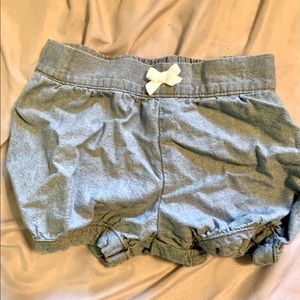 Cottagecore linen paper jean shorts